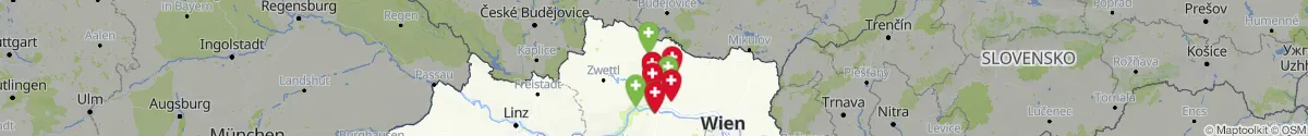 Kartenansicht für Apotheken-Notdienste in der Nähe von Horn (Horn, Niederösterreich)
